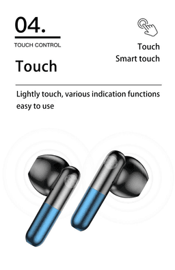 image-Comfortable Wear HIFI Stereo Sport Bluetooth TWS Wireless Headsets