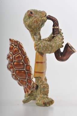 image-Turtle Playing the Saxophone