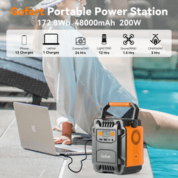 image-Power Bank Solar Generator 200W Portable Power Station For Camping