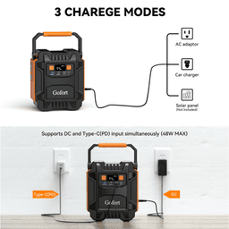 image-Power Bank Solar Generator 200W Portable Power Station For Camping