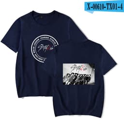 image-Stray Kids Korean Version Unisex Short Sleeve T Shirt Pink Factory Direct