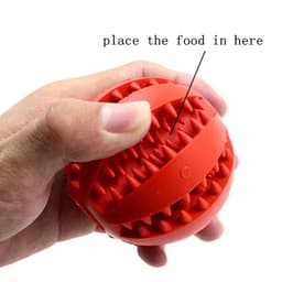 image-Pet Food Feeder Balls Dog Cat Puppy Teeth Chew Toys Ball