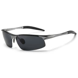 image-Men Women Polarized Semi-Rimless Driver Rider Sunglasses