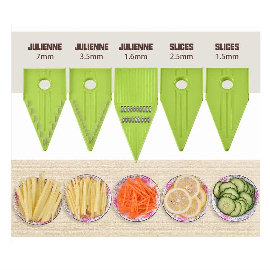 image-Plastic Multi-functional V-shaped Grater