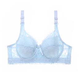 image-Xi Laizi Bra - D Cup Thin Mold Cotton Underwear