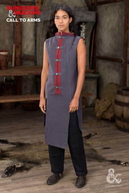 image-Dungeons & Dragons Sorcerer Sleeveless Tunic Gray/Red