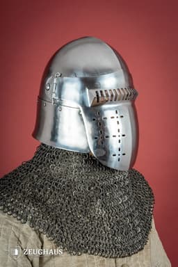 image-Bascinet Helmet 14th Cent. 2mm Polished