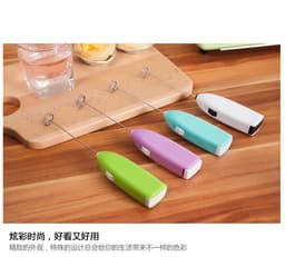 image-Electric Handheld Egg Whisk - Stainless Steel Mini Mixer