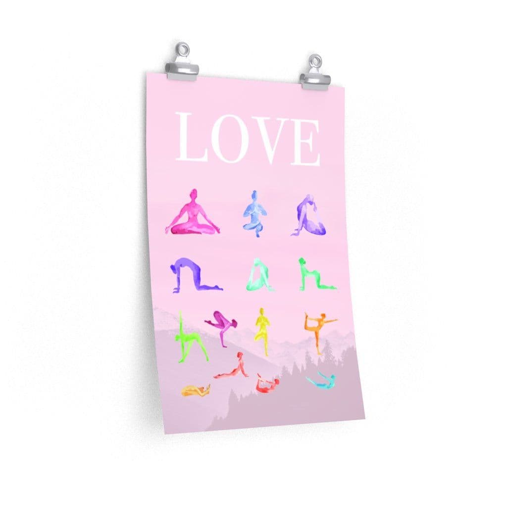 image-Love Yoga 14 Poses Premium Matte Poster