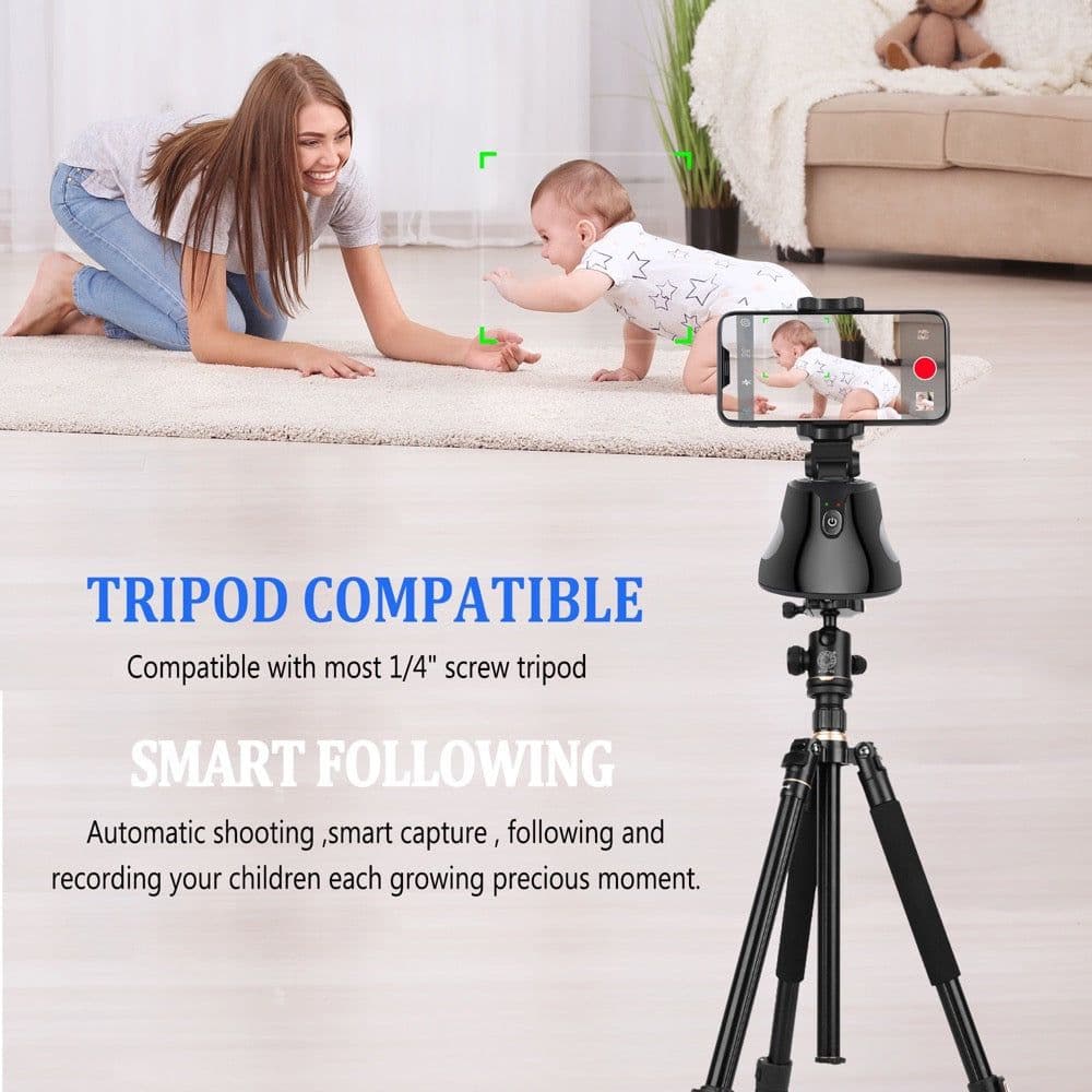 image-Revolving Follow Me Auto Selfie Holder