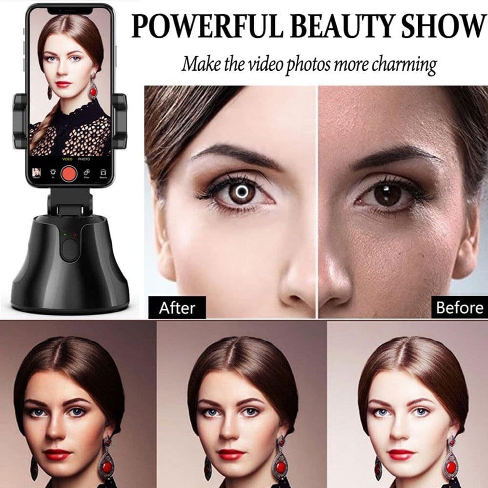 image-Revolving Follow Me Auto Selfie Holder