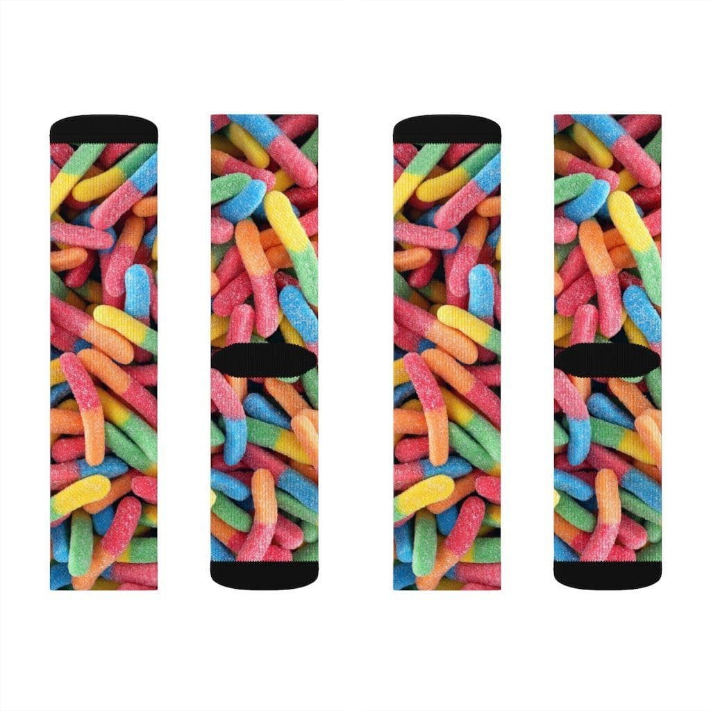 image-Gummy Candy Novelty Socks