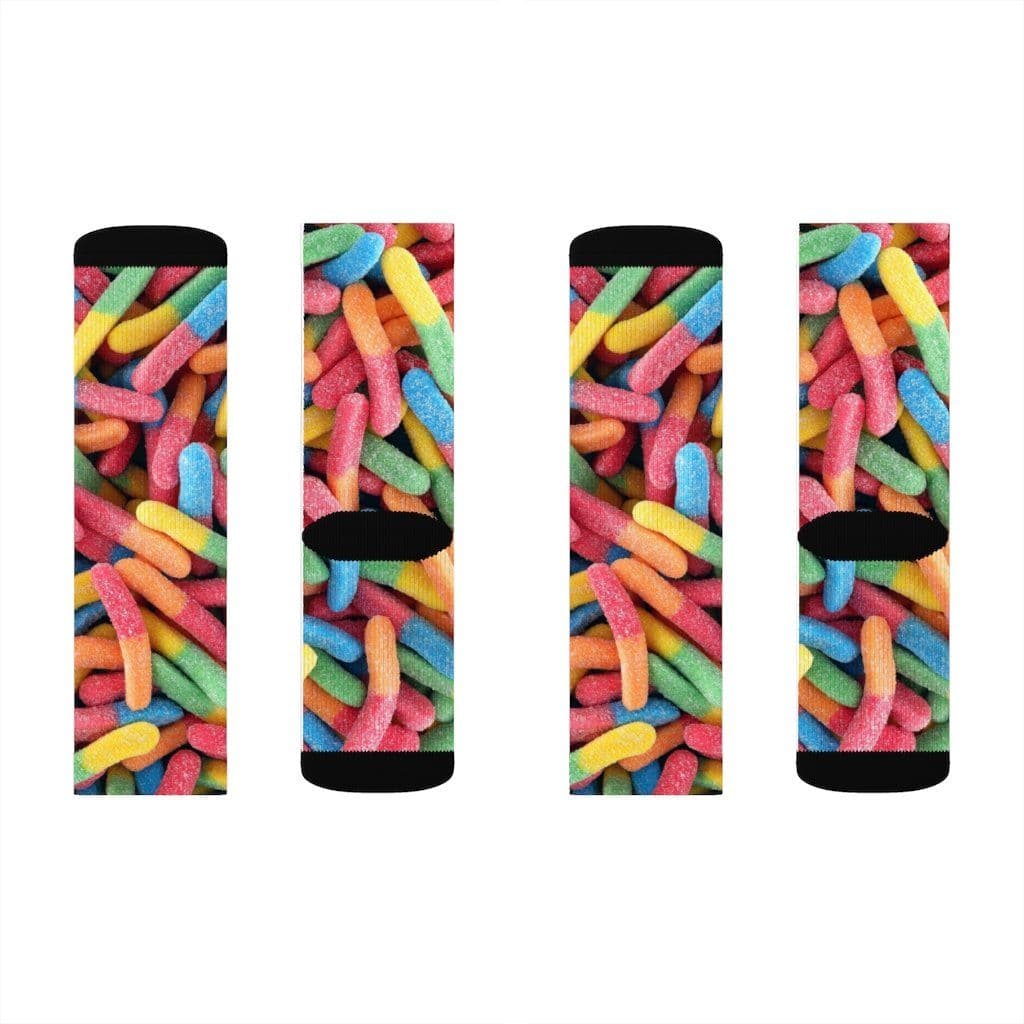 image-Gummy Candy Novelty Socks