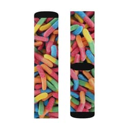 image-Gummy Candy Novelty Socks