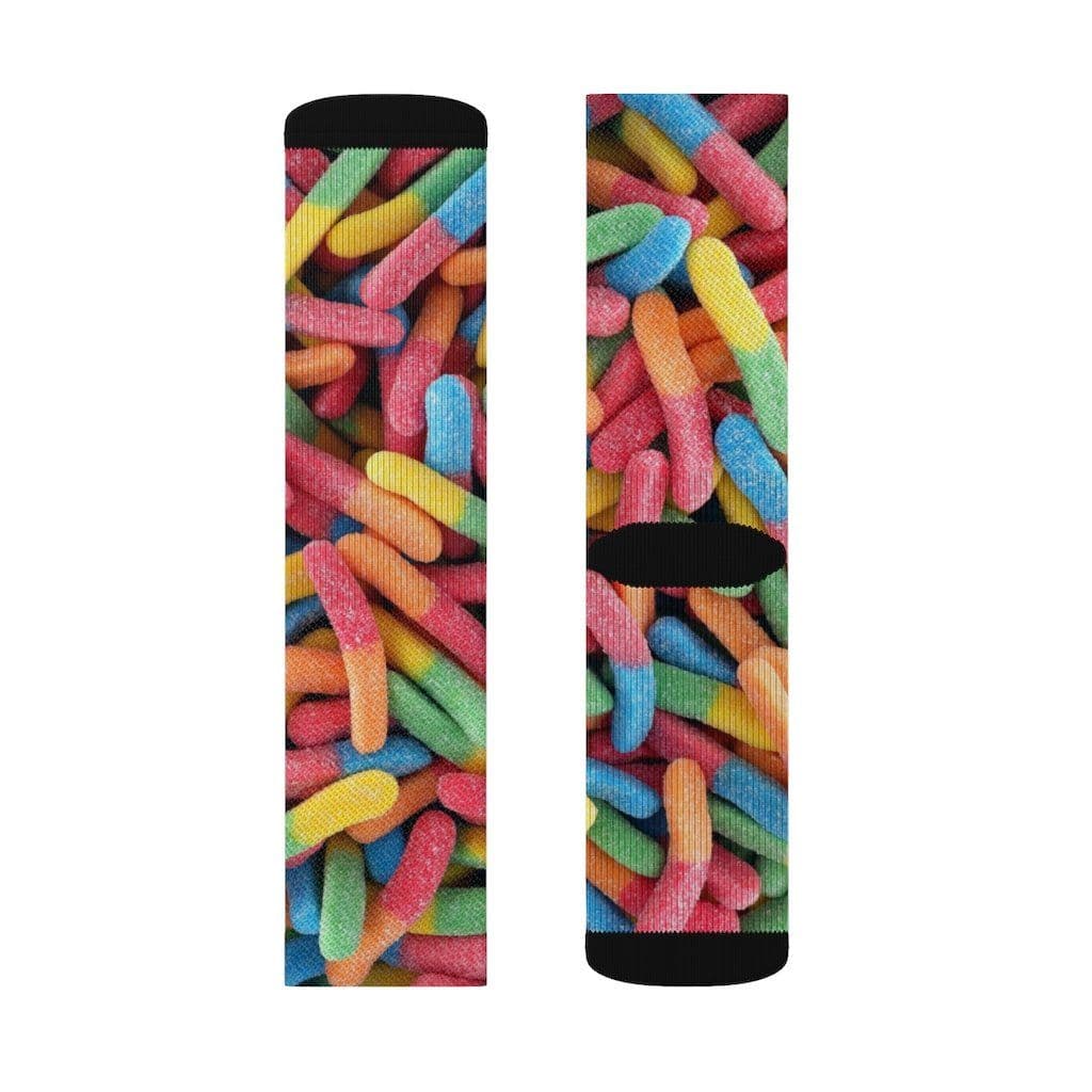 image-Gummy Candy Novelty Socks