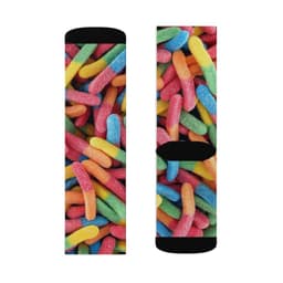 image-Gummy Candy Novelty Socks