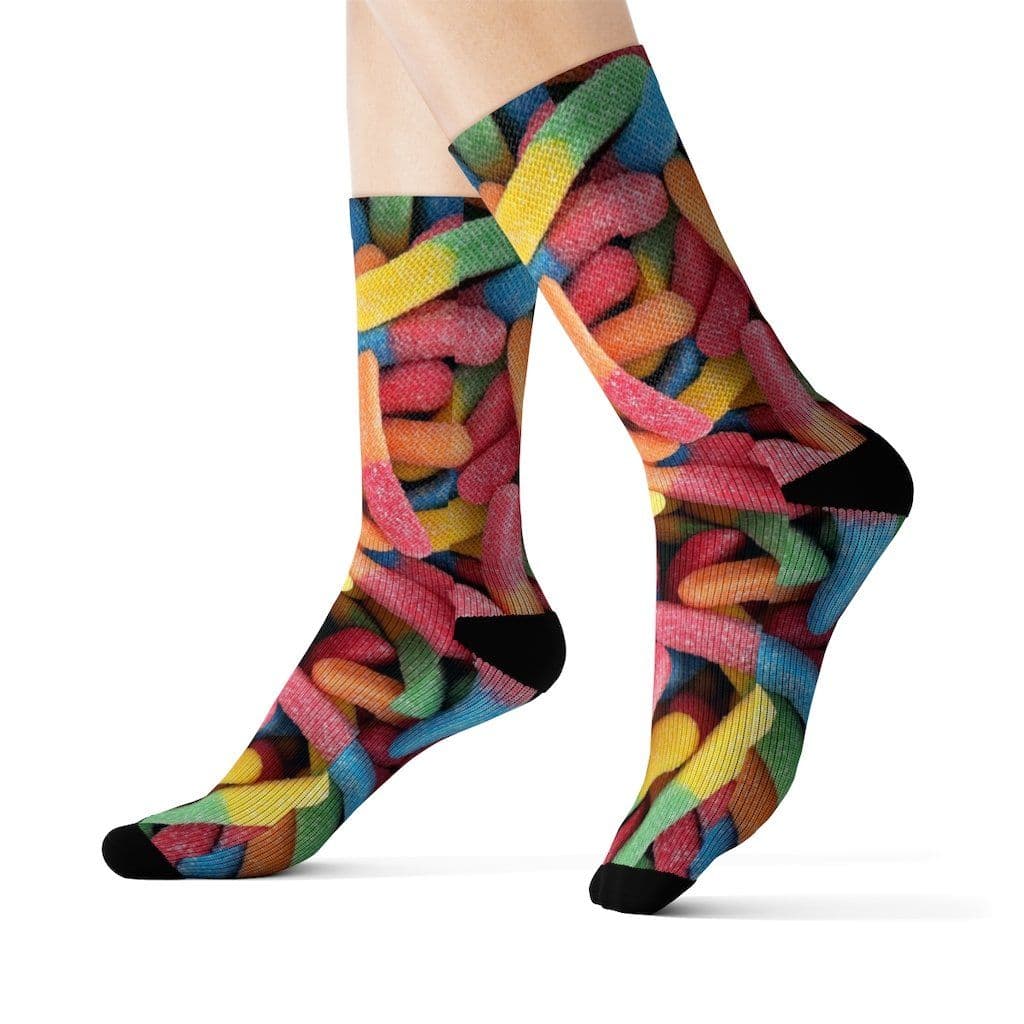 image-Gummy Candy Novelty Socks