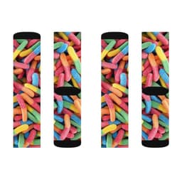 image-Gummy Candy Novelty Socks
