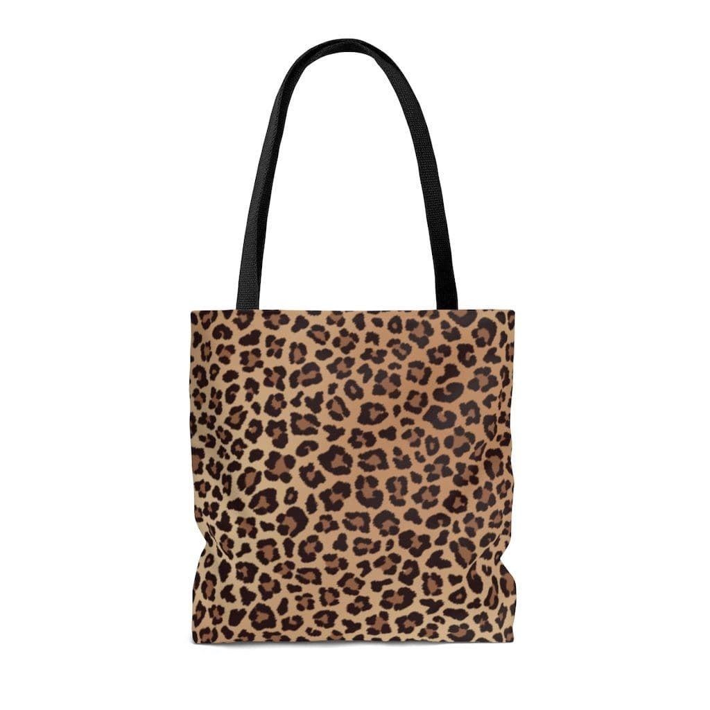 image-Leopard Print Animal Tote Bag