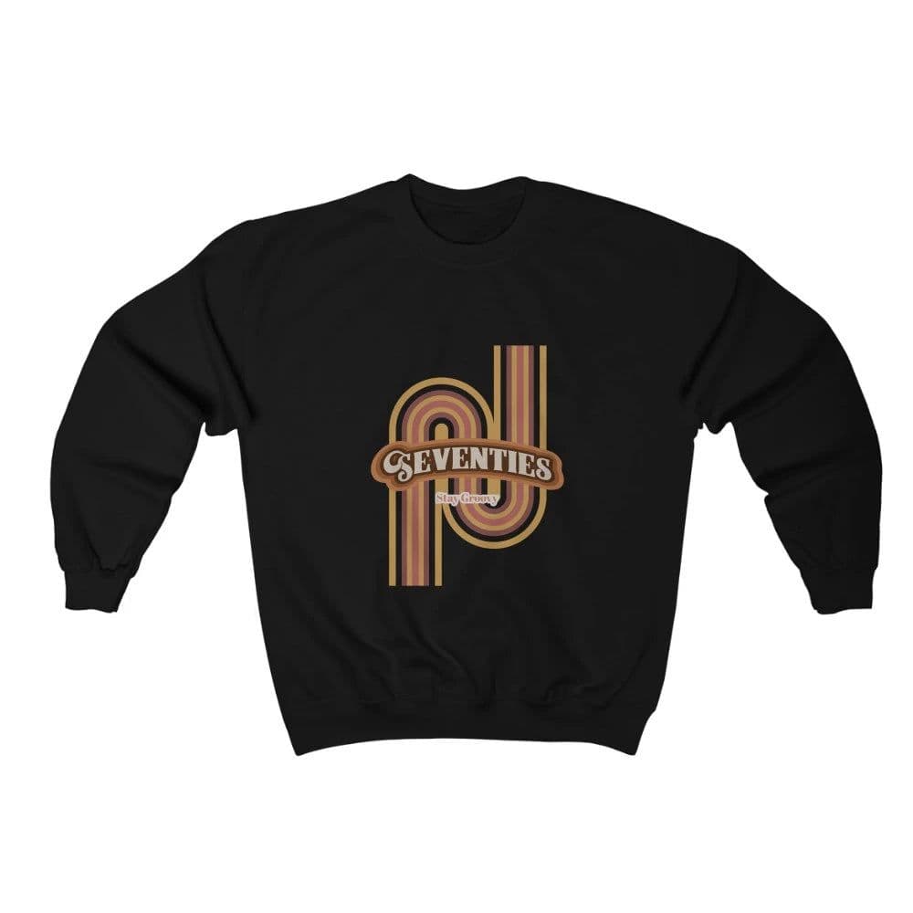 image-Womens Retro 70's Crewneck Sweatshirt