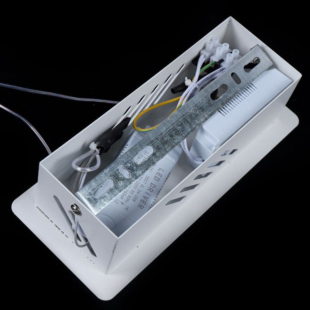 image-Contemporary Acrylic LED Swirl Shaped Light Fixture