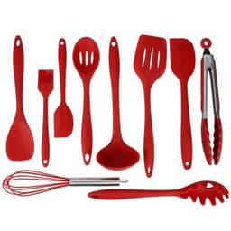 image-Non Stick Silicone Cooking Utensils Premium Heat Resistant 10 PCS Set