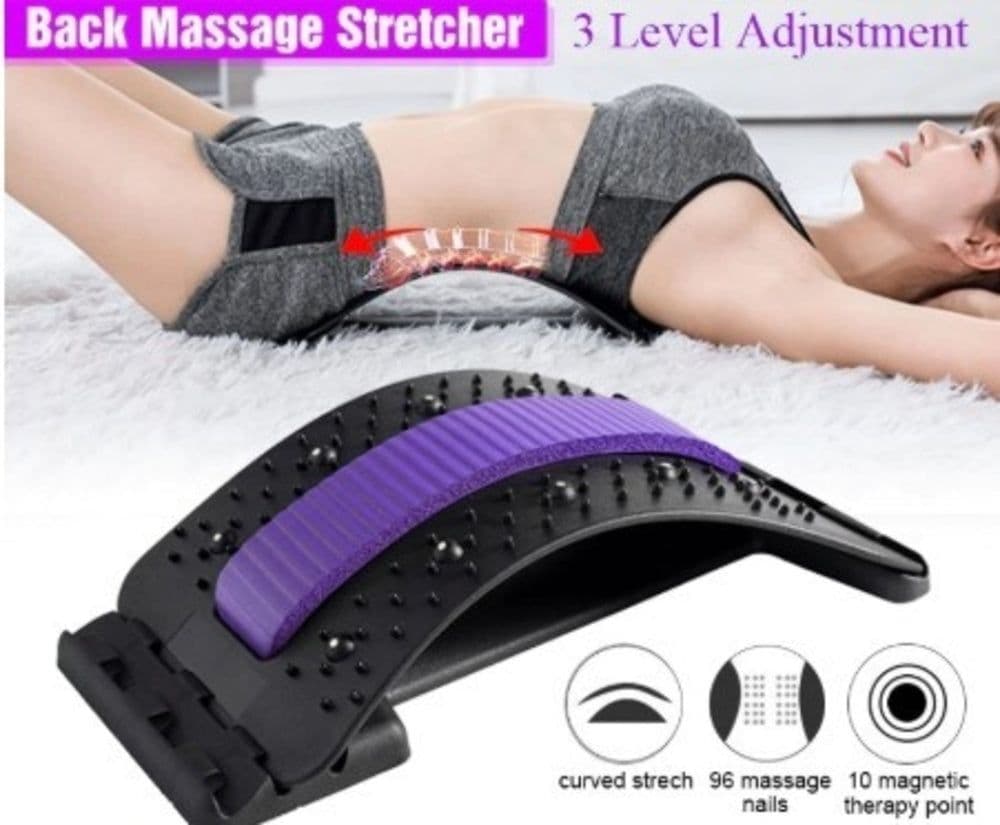 image-Multiple Level Lumbar Support Massage Stretcher