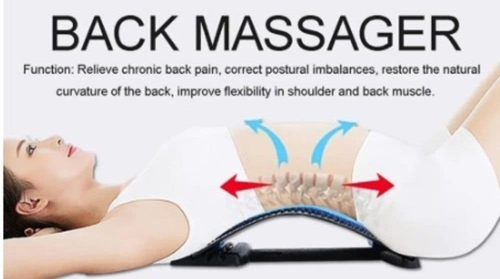 image-Multiple Level Lumbar Support Massage Stretcher