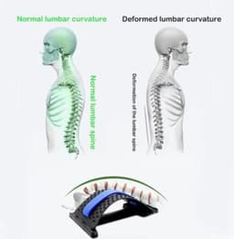image-Multiple Level Lumbar Support Massage Stretcher