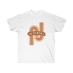 image-Womens Retro 70's Cotton T-Shirt
