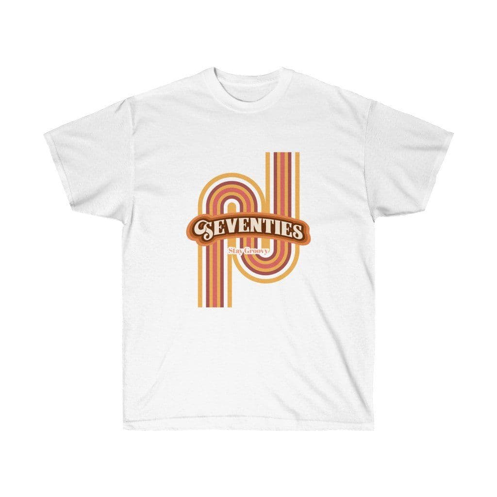 image-Womens Retro 70's Cotton T-Shirt