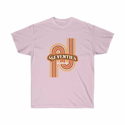 image-Womens Retro 70's Cotton T-Shirt