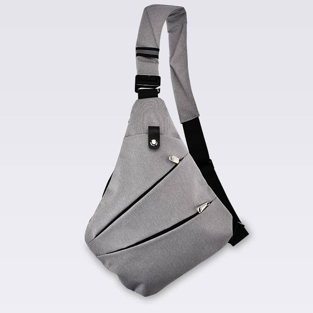 image-Waterproof Triangle Side Crossbody Bag