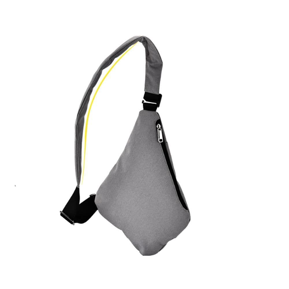 image-Waterproof Triangle Side Crossbody Bag