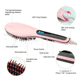 image-Electronic Hair Straightening Brush