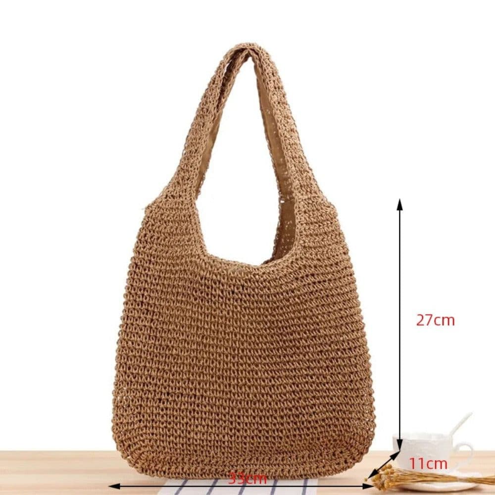 image-Casual Summer Shoulder Beach Bag