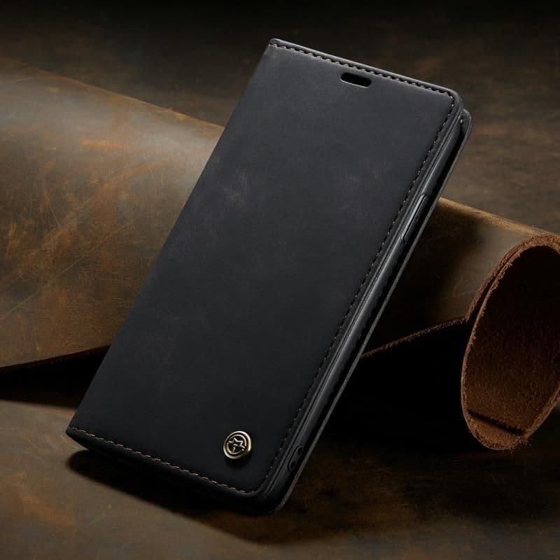 image-Luxury Magnetic Flip Wallet Case for iPhone 7, 8, X, 11, 12, 13