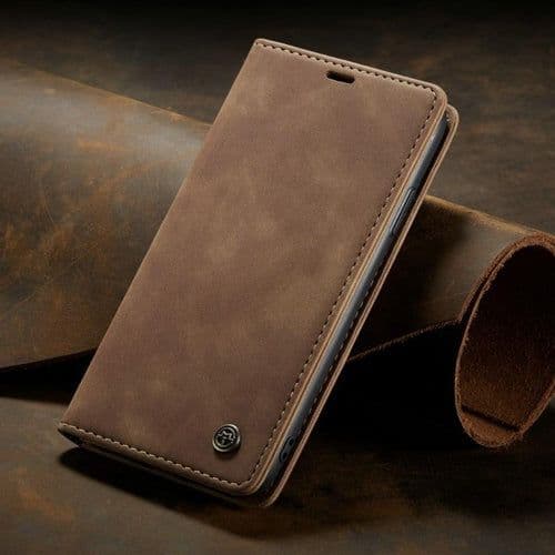 image-Luxury Magnetic Flip Wallet Case for iPhone 7, 8, X, 11, 12, 13