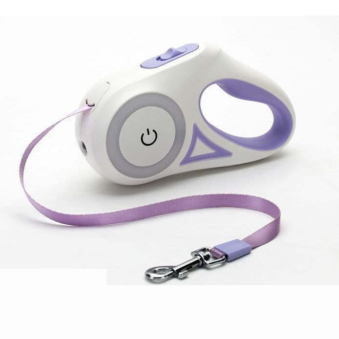 image-Automatic Retractable Lighting Dog Leash