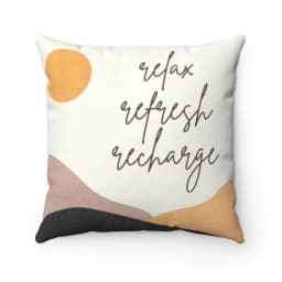 image-Relax, Refresh, Recharge Home Decoration Accents - 4 Sizes