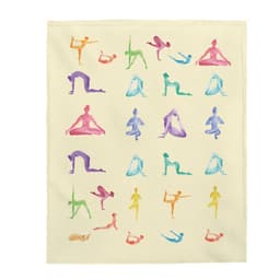 image-Yoga Sanctuary Velveteen Plush Blanket