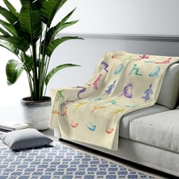 image-Yoga Sanctuary Velveteen Plush Blanket