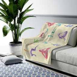 image-Yoga Sanctuary Velveteen Plush Blanket