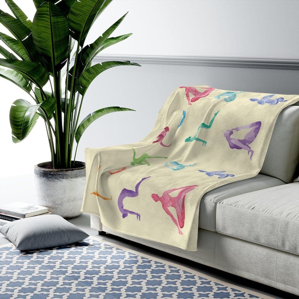 image-Yoga Sanctuary Velveteen Plush Blanket