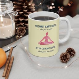 image-Yoga But You Can Always Control What Goes On Inside Mug