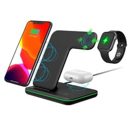 image-Ninja 15W 3 in 1 Fast Wireless Charging Station for Mobile Phones