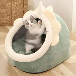 image-Adorable Dinosaur Pet House with Toy