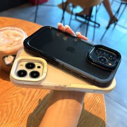 image-Transparent iPhone Stand Case