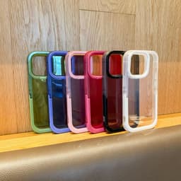 image-Transparent iPhone Stand Case