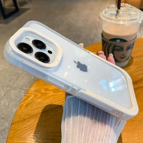 image-Transparent iPhone Stand Case